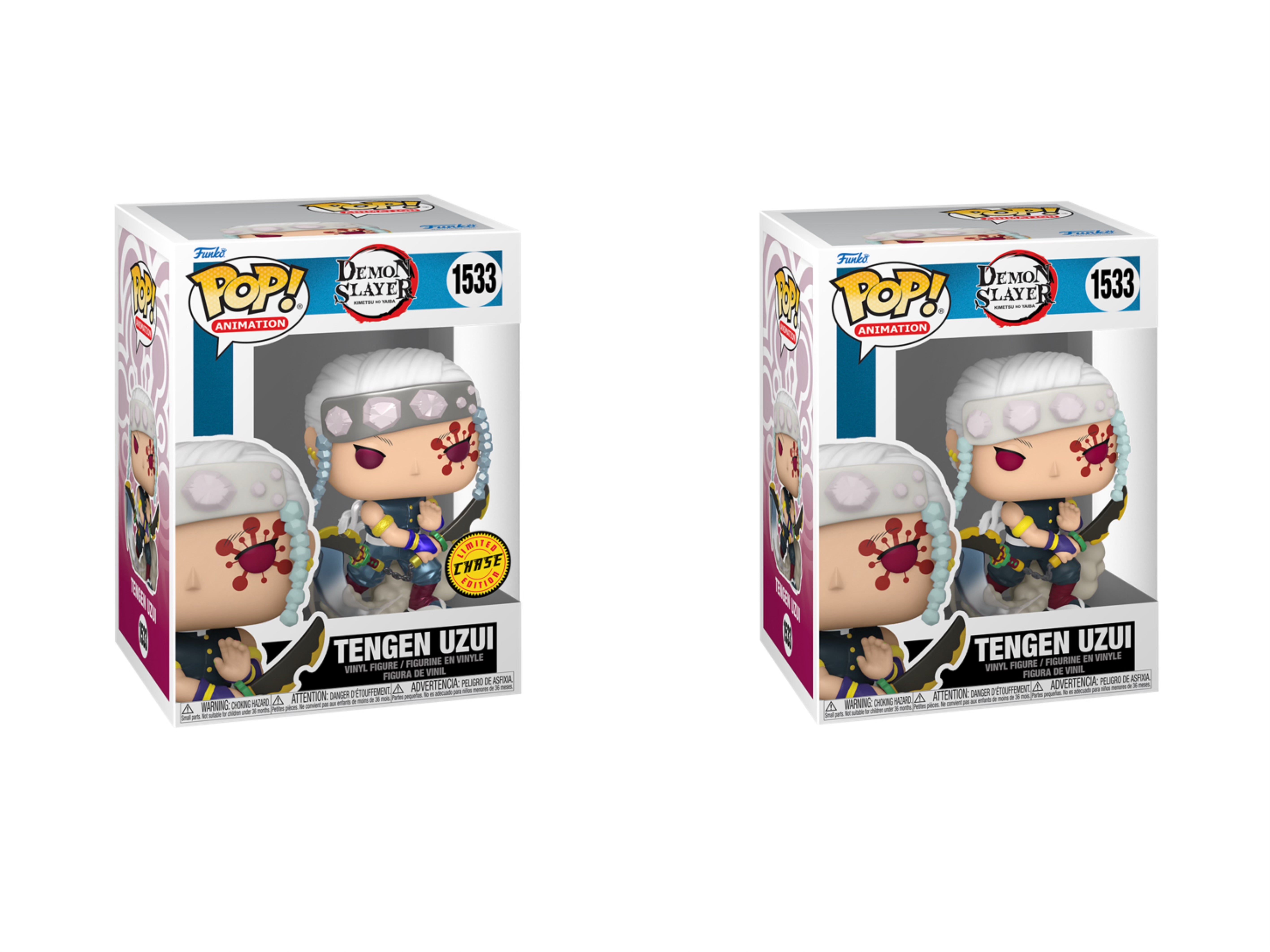 Amazon.com: Funko POP! Animation: Demon Slayer - Tengen Uzui - 1/6 Odds for  Rare Chase Variant - Metallic - Collectable Vinyl Figure - Gift Idea - 