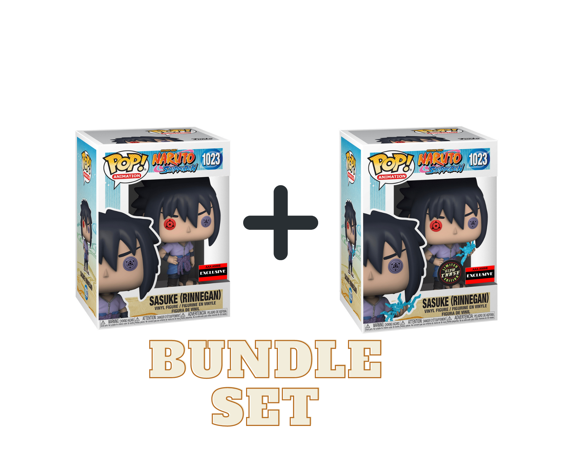 Funko Pop! NARUTO SASUKE (RINNEGAN) Bundle set AAA ANIME EXCLUSIVE –  Funk-o-toy