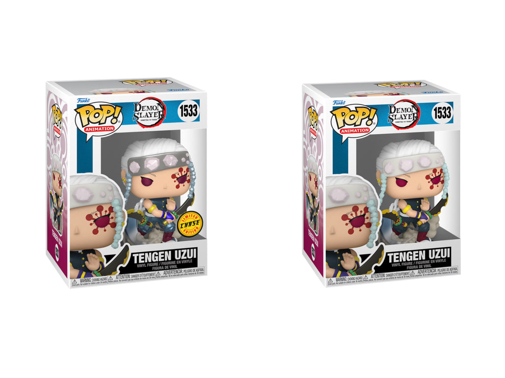 Funko Pop! Demon Slayer Tengen Uzui CHASE Set Kimetsu No