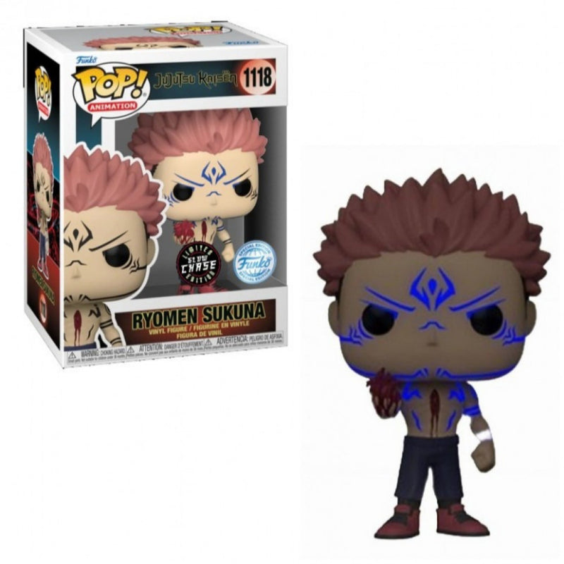 FUNKO POP RYOMEN SUKUNA COMMON AND CHASE BUNDLE JUJUTSU KAISEN 