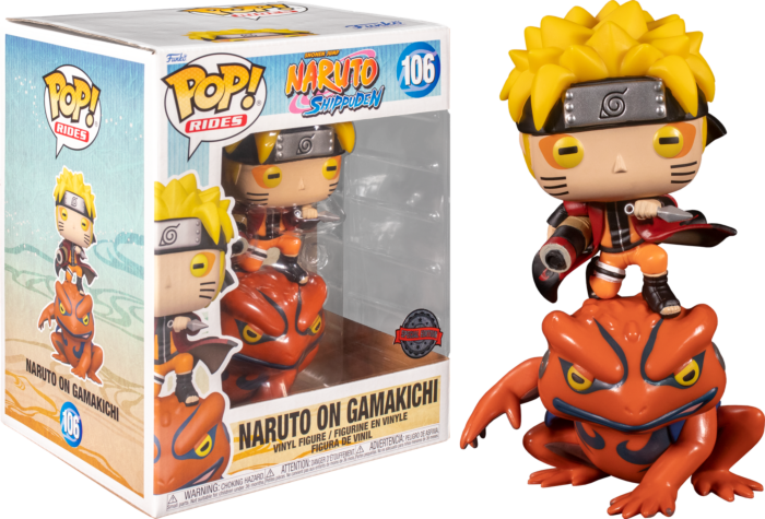 Naruto on Gamakichi (Specia Edition Sticker) 6”