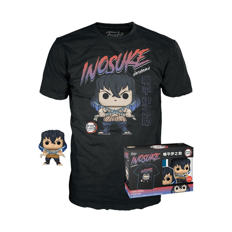 Demon Slayer Pop ! Inosuke Pop and T-shirt