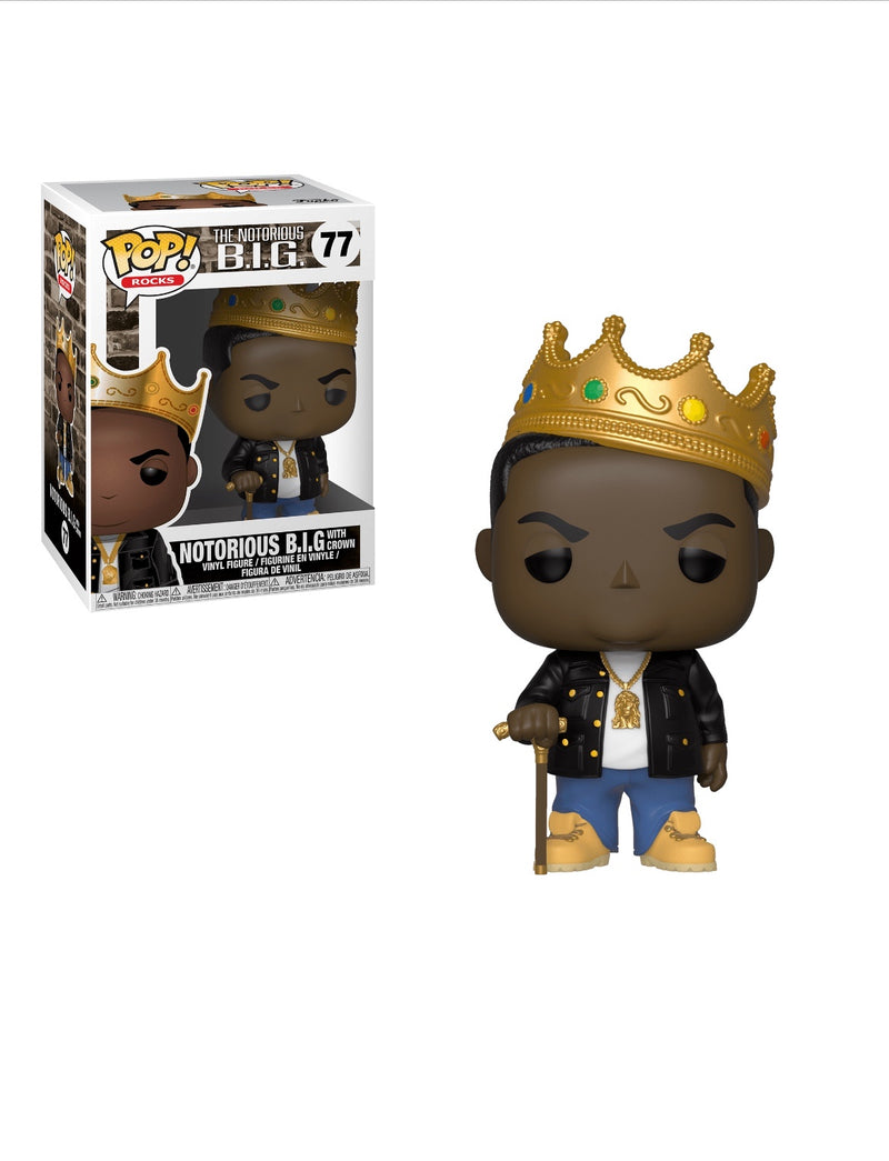 Funko Rock Pop ! Notorious B.I.G - Notorious Big W/Crown