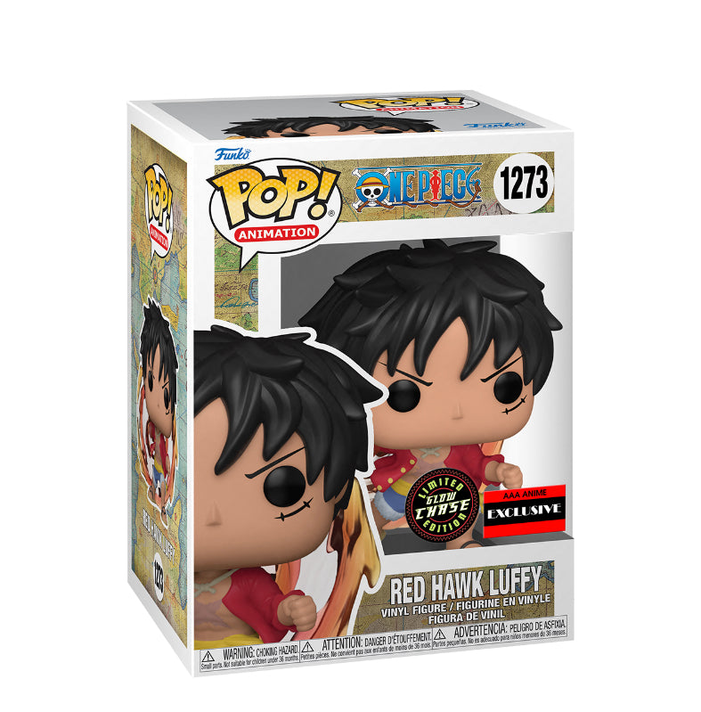 One Piece Monkey D. Luffy Red Hawk Pop! Figure - AAA Anime Exclusive( Chase)