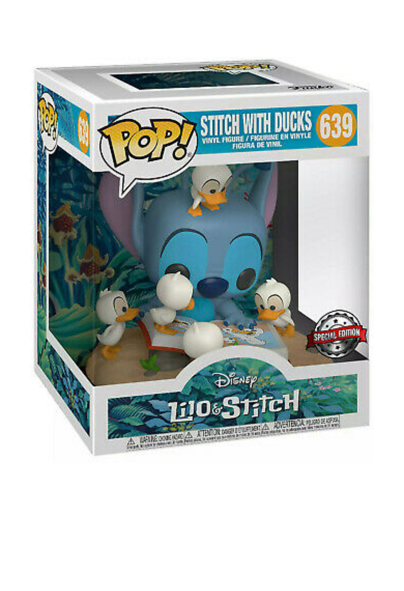 LILO AND STITCH WITH DUCKS (6INCH) (SPECIAL EDITION STICKER)
