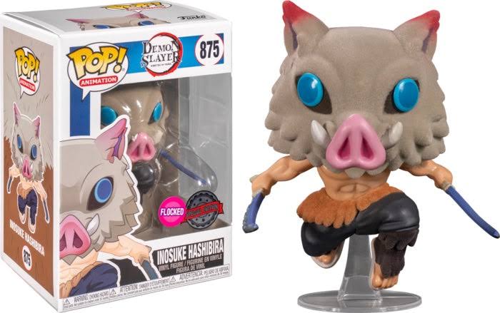 Funko Pop! Animation: Demon Slayer - Inosuke Hashibira Special Edition Bundle Set
