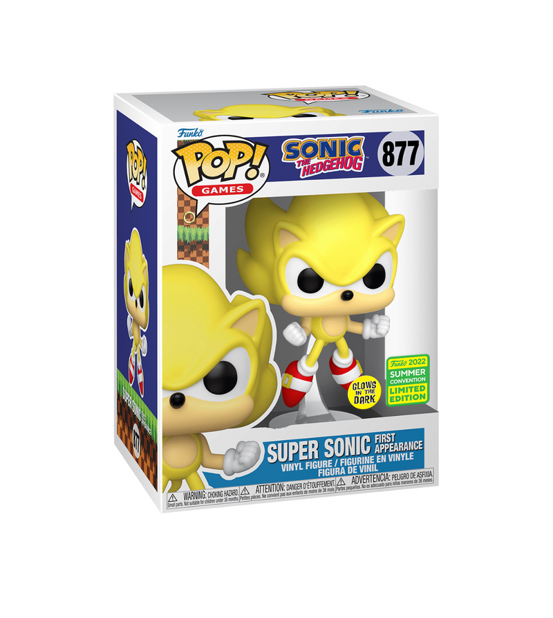 Sonic The Hedgehog- Super Sonic First Appearance (Summer Convention) (Glows In The Dark)