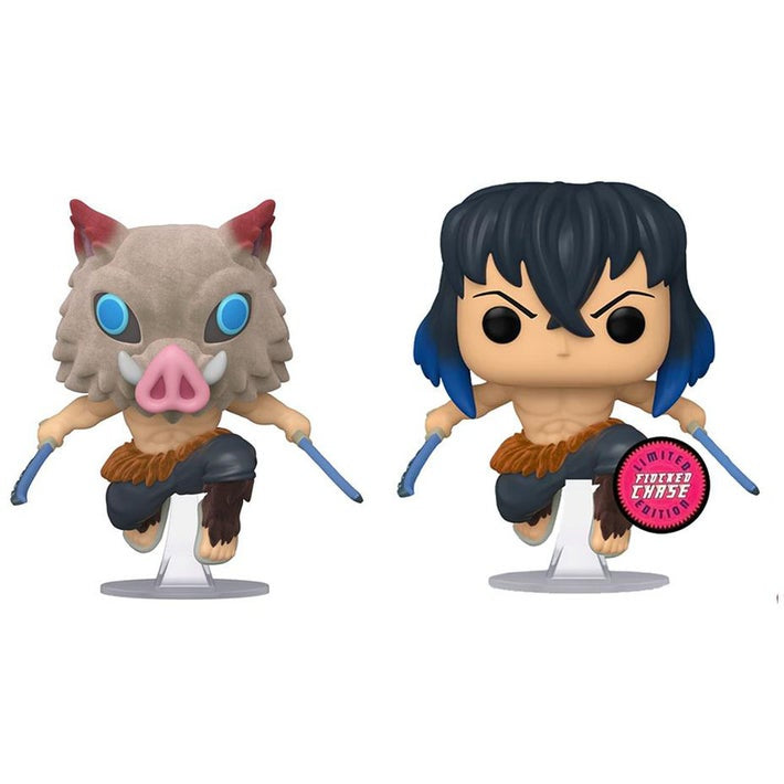 Funko Pop! Animation: Demon Slayer - Inosuke Hashibira Special Edition Bundle Set