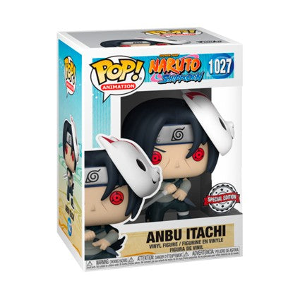 Funko Pop! Naruto Shippuden Anbu Itachi Bundle Set (Common + Chase)