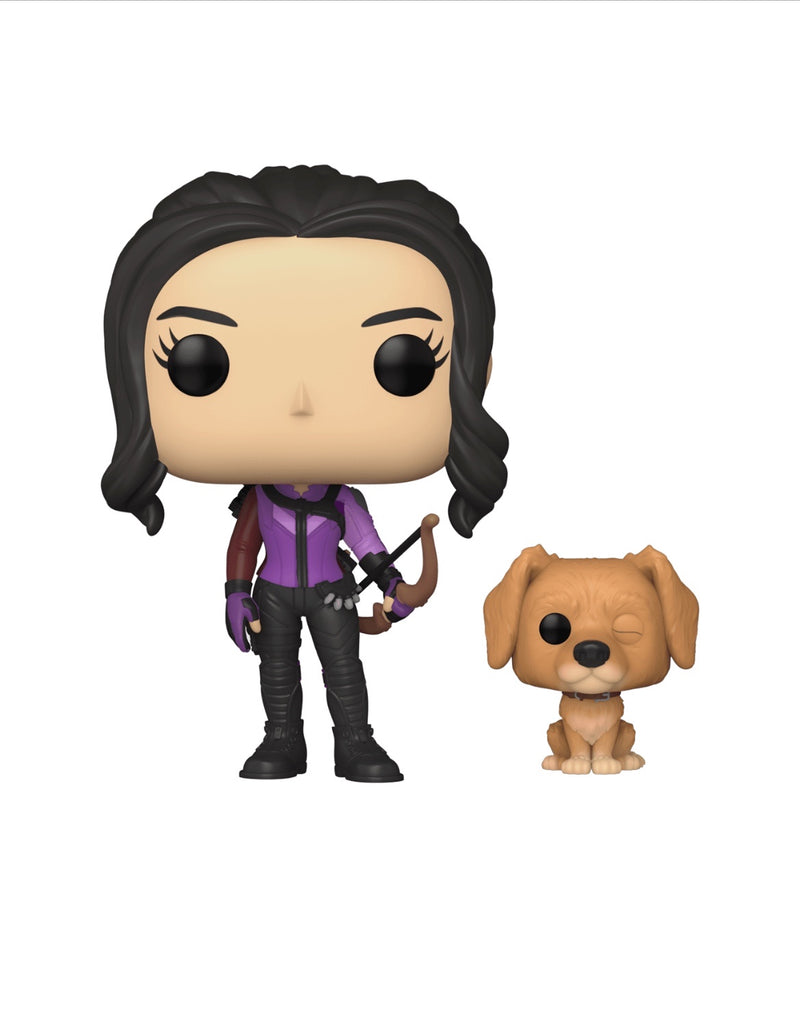 Funko Pop! Hawkeye Kate Bishop With Lucky The Pizza Dog