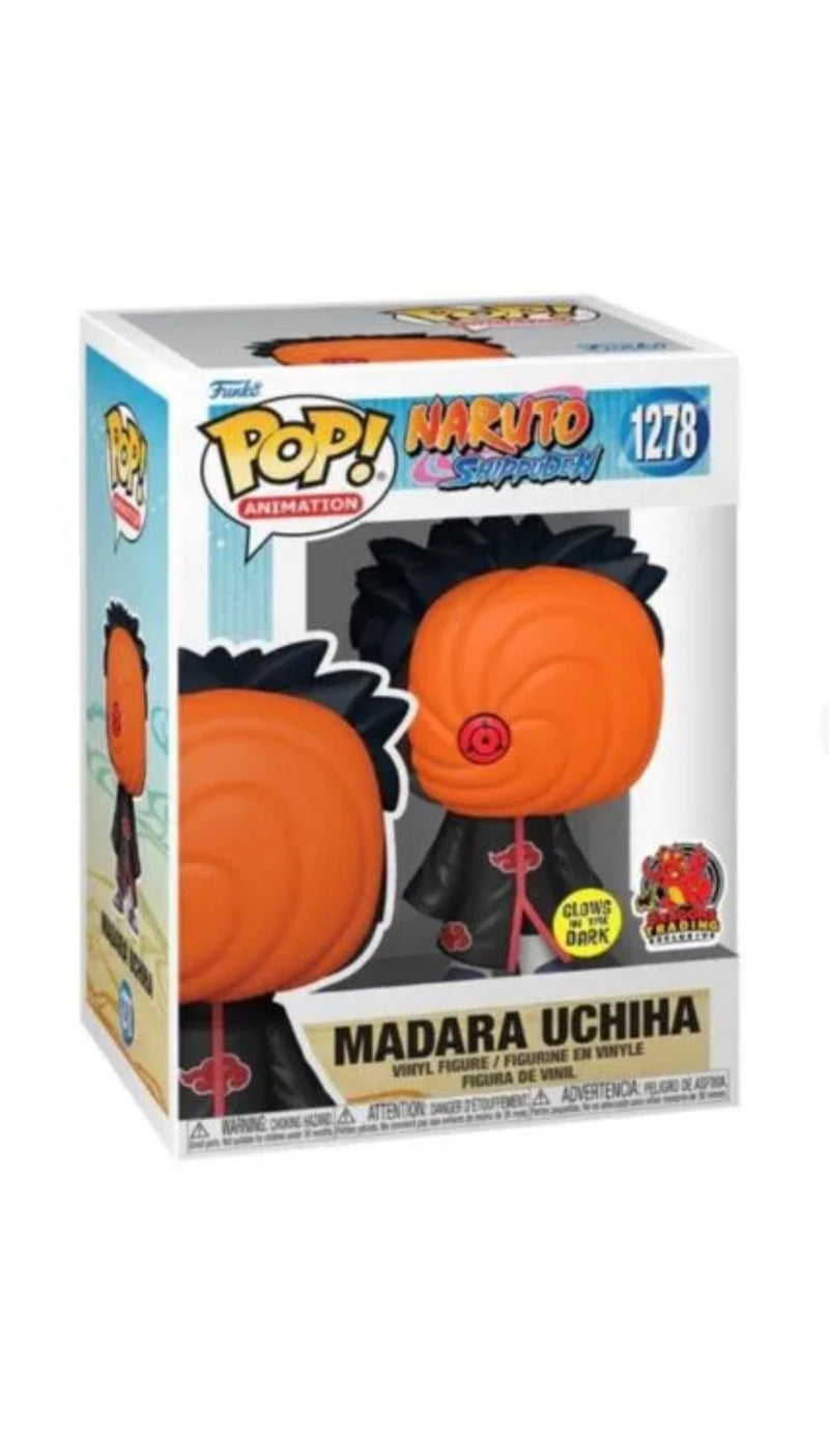 Funko Pop! Naruto Shippuden Madara Uchiha Tobi Glows in the Dark Exclusive 